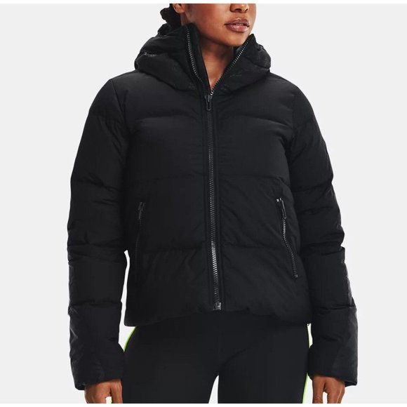 Under Armour Jacket Medium Women UA Duck Down 700 Fill Blocked ColdGear Infrared - Picture 3 of 9